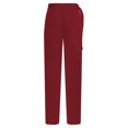 thumbnail image 4 of YiZYiF Men's Latin Dance Pant Salsa Rumba Tango Competition Ballroom Practice Pants Trousers Burgundy S, 4 of 5