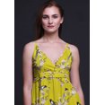 thumbnail image 4 of Bimba Robe Longue Maxi d'Été à Imprimé d'Oiseaux pour Femmes à Col en V, Tenue de Villégiature de Vacances - Petit, 4 of 6