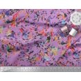 thumbnail image 2 of Soimoi Tissu Satin Modal Texture Multicolore Imprimé Tissu de Couture Yard 42 Pouces de Large, 2 of 3