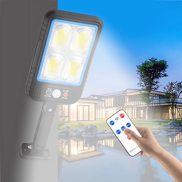 Dvkptbk Solar Wall Light Outdoor Water Proof Wall Light Villa Garden Light LED Cob Garden Light Solar Human Body Sensor Garage Street Light Lighting & Ceiling