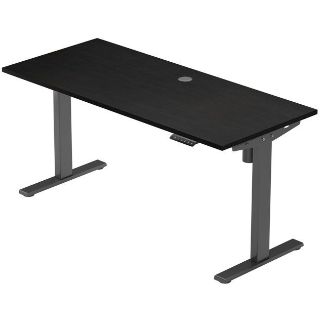 PROGRESSIVE DESK Standing Desk 48x30 - Electric Adjustable Height Stand Up Desk - One Piece Top