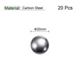 thumbnail image 2 of Unique Bargains Billes de Roulement en Acier au Carbone 20 mm Polies avec Précision, Lot de 20, 2 of 5