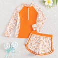 thumbnail image 1 of Kid Girls Swimsuit 2 Piece Beach Tankini Swimsuits Striped Ruffle Bathing Suit 11-12, 1 of 2