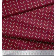 thumbnail image 3 of Soimoi Red Rayon Fabric Brush Stroke Abstract Fabric Prints By Yard 42 Inch Wide, 3 of 3