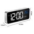 thumbnail image 4 of Large Digital Alarm Clock For Visually Impaired - Big Electric Clock For Bedroom, Jumbo Number Display, Fully Dimmable Brightness Dimmer, Usb Ports,, 4 of 4
