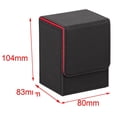 thumbnail image 4 of Boîte de Rangement pour Deck de Cartes à Collectionner, Support de Rangement, Organisateur de Rangement, Contient 100+ Cartes pour Cartes MTG, Noir Rouge, 4 of 9