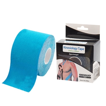 FcBaudy Kinesiology Tape,Ergonomic Tape Muscle Stickers, Make Tension And Environment Fascia And Promote Circulation, Reusable 5cm*5m muscle patch