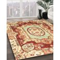 thumbnail image 2 of Ahgly Company Indoor Rectangle Abstract Brown Gold Abstract Area Rugs, 5' x 8', 2 of 6
