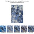 thumbnail image 2 of JV Home Area Rug Elegance Blue Yellow White 6'x9' Washable Carpet Anti Slip, 2 of 6
