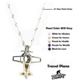 thumbnail image 3 of Chattering Chimps Avion de Voyage Amour Souhait Perle Kit Bricolage Chaîne Pendentif Collier, 3 of 6