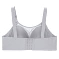 thumbnail image 4 of FhsagQ Bra Bras for Women Plus Size with Robe Women's Large Size without Steel Rings Comfortable and Breathable Gathered Lace Lingerie Large Chest Small Women's Bra Light Gray 46, 4 of 4