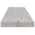 thumbnail image 3 of vidaXL Floating Wall Shelf Concrete Grey 90x23.5x3.8 cm MDF, 3 of 4