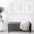 thumbnail image 4 of CorLiving Boston Tufted Fabric Storage Ottoman, 4 of 9