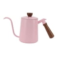 thumbnail image 2 of Stovetop Tea Kettle, 600ml Stainless Steel Pour Over Kettle Gooseneck Kettle With Comfortable Wood Handle Water Kettle Large Capacity Tea Kettle For Coffee Making, 2 of 8