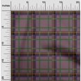 thumbnail image 1 of oneOone Viscose Chiffon Fabric Tartan Check Print Fabric By Yard 42 Inch Wide, 1 of 1
