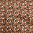 thumbnail image 1 of oneOone Rayon Orange Fabric Abstracts Sewing Material Print Fabric By The Yard 56 Inch Wide, 1 of 5
