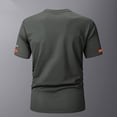 thumbnail image 4 of Mens Gym T-Shirts Summer Athletic Quick Drying Workout Top Compression Fit Short Sleeve Crew Neck Running Basketball Shirt, 4 of 7