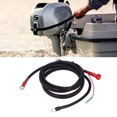thumbnail image 4 of <p>Marine Battery Cable, Waterproof Pure Copper Flexible Cable Wire Black  For 15-85hp Outboard Engine</p>, 4 of 7