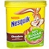 Nesquik ,Nestle, Saveur Chocolat, Sans Sucre Ajouté, 16 oz (453 g)