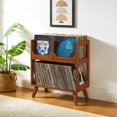 thumbnail image 2 of Crosley Furniture Asheville Support de Rangement pour Disques Vinyles Moyen en Noyer, 2 of 15