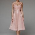 thumbnail image 2 of Ketyyh-chn99 Robe à Paillettes pour Femmes Robe de Mariage Robe Maxi Soirée Élégante Robes Formelles Robe de Soirée pour Invitée de Mariage Rose,3TG, 2 of 5