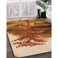 thumbnail image 3 of Ahgly Company Machine Washable Indoor Rectangle Transitional Orange Area Rugs, 5' x 8', 3 of 7