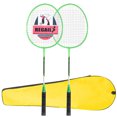 thumbnail image 1 of REGAIL Ensemble de Raquettes de Badminton en Ferroalliage Léger pour Ados et Adultes - Options Vert, Bleu, Jaune Ou Rouge - Comprend 2 Raquettes et un Sac de Rangement, 1 of 6