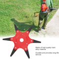 thumbnail image 4 of Steel Cutter Head Steel Trimmer Head 6 Teeth Sturdy Grass Trimmer Blade Durable Steel Razor Trimmer Head Flexible Professional Blade Easy Cutting for Lawn Weeding Garden�?reen�?, 4 of 8