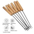 thumbnail image 3 of Chocolate Fondue Maker Set Multifunction Carbon Steel Ice Cream Chocolate Cheese Hot Pot Melting Pot Fondue Set, 3 of 7