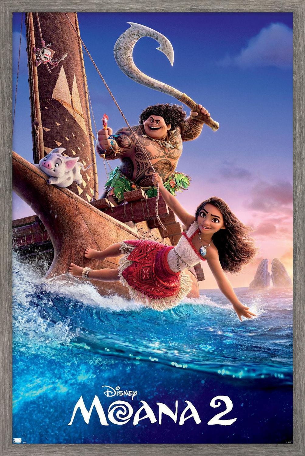 Disney Moana 2 - One Sheet Wall Poster