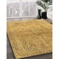 thumbnail image 2 of Ahgly Company Indoor Round Abstract Sedona Brown Oriental Area Rugs, 4' Round, 2 of 6
