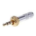 thumbnail image 1 of 3.5mm Screw Lock Stereo Jack Male Plug Metal Solder Adapter 3.5mm Screw Audio Solder Adapter silver, 1 of 7