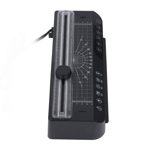 Laminator Machine for A4 A5 A6 A7 3R, 9 Inch Hot & Cold Laminating Machine with Paper Trimmer, Fast Warm Up Personal Desktop Cold Thermal Laminator for Home, Office, School Use