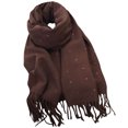 thumbnail image 2 of RXIRUCGD Women's Fashionable Solid Color Tassels Soft Skin Friendly Scarf( Coffee ), 2 of 3