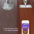 thumbnail image 4 of Swiffer Power Mop Wood Refill Solution, QuickDry Hardwood Floor Cleaner, Lemon Scent, 750 mL, 4 of 11