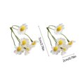 thumbnail image 3 of LSLJS 10 Mini Artificial Daisies Small Marguerite Flowers Fake Spring Flowers Decorative Imitation Flowers with Stems Home Decoration Variety, Plastic Simulated Daisy, 3 of 6