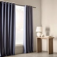 thumbnail image 1 of Bouclair Rideau Occultant en Chambray Bleu 52x84 Po (132x213 cm), 1 of 9