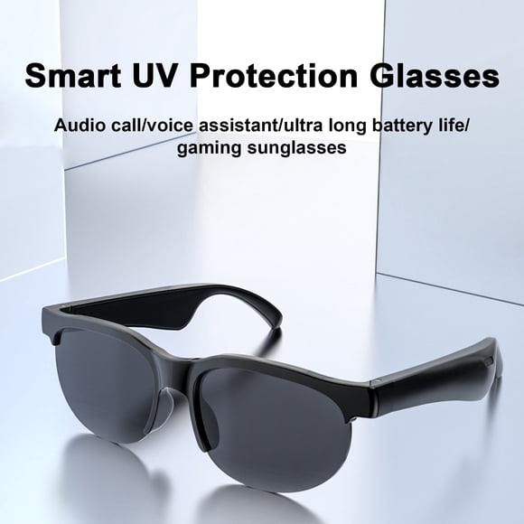 Hicess Bluetooth-compatible Smart Glasses Earphone Waterproof Ultralight Stable UV Protection Wireless Sunglasses with Earphones