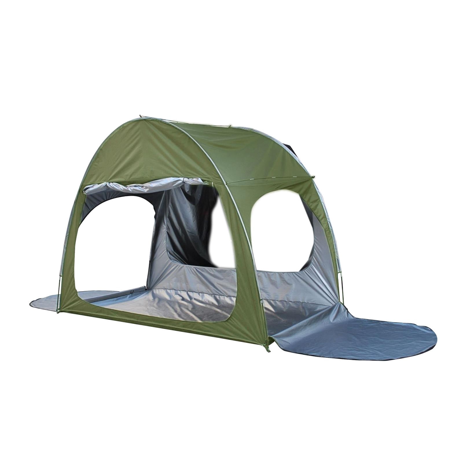 koolsoo SUV Sun Shelter Awning Canopy Tour Van Beach Backpacking Car Trunk Rear Tent Green