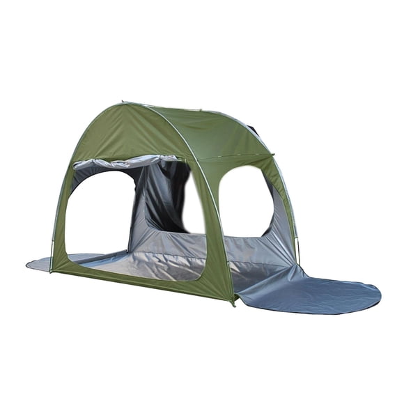Almencla SUV Sun Shelter Awning Canopy Tour Van Beach Backpacking Car Trunk Rear Tent Green