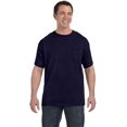 thumbnail image 2 of Hanes TAGLESS Men`s Pocket T-Shirt, L, Navy, 2 of 7