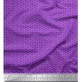 thumbnail image 1 of Soimoi Georgette Viscose Fabric Dot & Geometric Small Print Fabric by The Yard 42 Inch Wide, 1 of 3