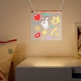 thumbnail image 4 of 7 Color LED Light Up Doodle Drawing Board With Stand Acrylic Memo Panel 4 Modes For Kids Adults Bedroom, 4 of 9
