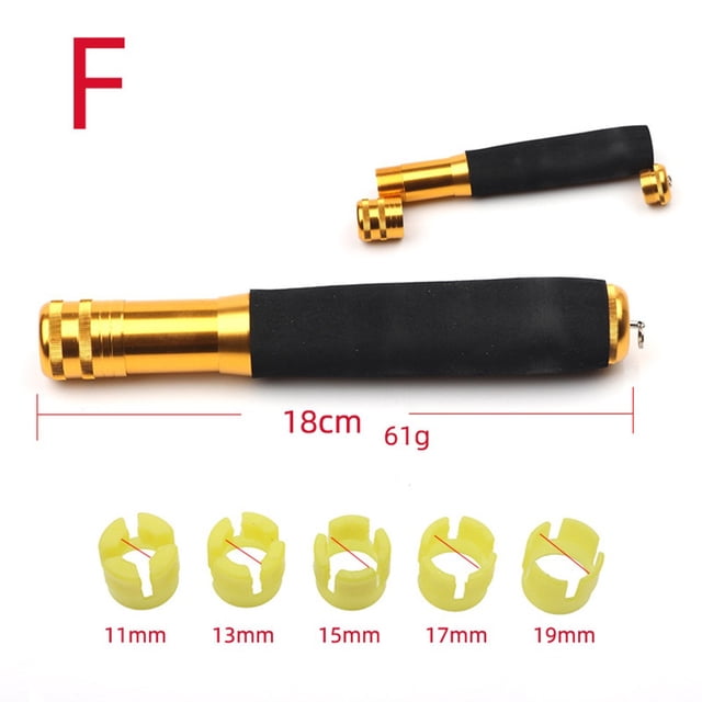 Hand Pole Fishing Rod Grip Aluminum Alloy Replaceable Grip DIY Non-slip Grip