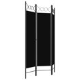 thumbnail image 2 of vidaXL 3-Panel Room Divider Black 120x180 cm, 2 of 4
