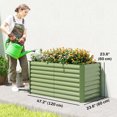 thumbnail image 3 of Outsunny Set of 2 Raised Garden Bed, Planter Box, Light Green, 3 of 10