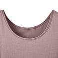 thumbnail image 4 of Birdeem Camisoles Femme Femmes Été Grande Décontractée Mode Couleur Unie Col Rond Haut Camisole, 4 of 12