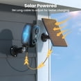 thumbnail image 3 of ieGeek Solar Security Camera Outdoor Wireless WiFi, 2K Color Night Vision, Waterproof, Surveillance Camera with AI Detection, Work with Alexa, 3 of 13