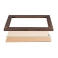 thumbnail image 3 of Rustic Wooden Poster Picture Frame 20x30 - Natural Solid Eco Distressed Wood for Wall Mounting Photo Frame - Brown Wenge, 3 of 4