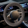 thumbnail image 4 of TIMIFIS Plush Handle Cover, Winter Handlebars Heated Steering Wheel Covers Car Thermal Protection Covers Heating Car Accessories, 4 of 5